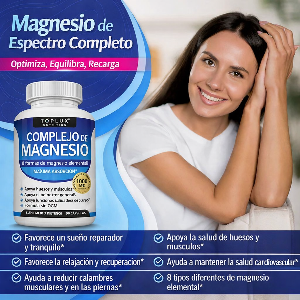 Magnesio Vital Complex - Recuperación de energía