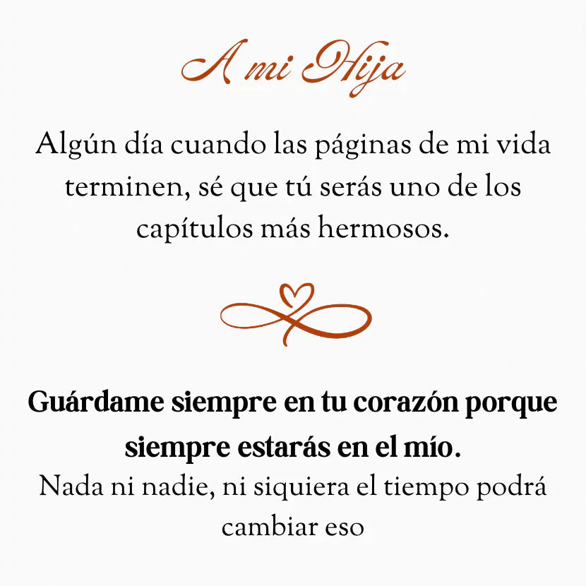 Pulsera de Corazón de Amor para Hijas