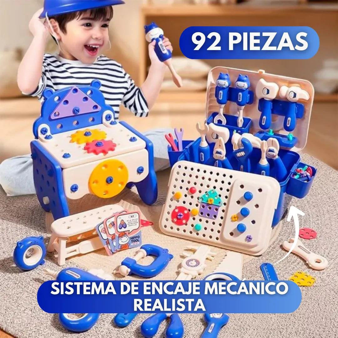 KidBuilder™ Set de Herramientas Montessori (92 Piezas) Viral Tiktok
