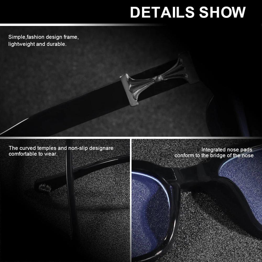Classic Flat Lenses Glasses