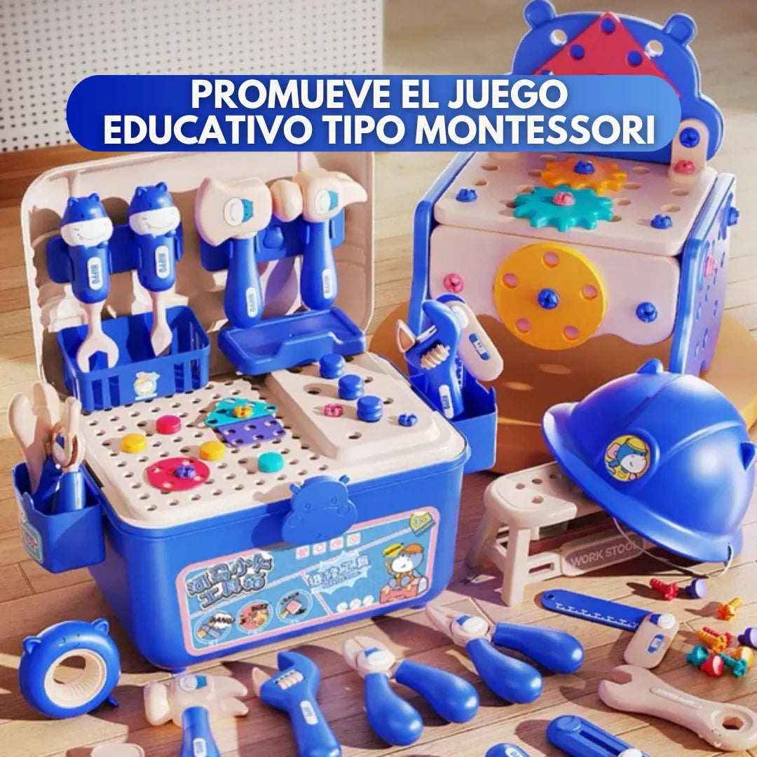 KidBuilder™ Set de Herramientas Montessori (92 Piezas) Viral Tiktok