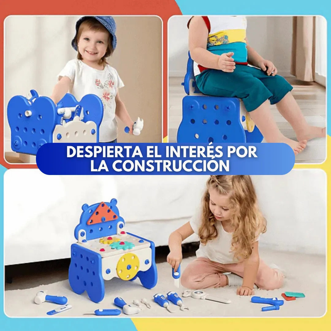 KidBuilder™ Set de Herramientas Montessori (92 Piezas) Viral Tiktok