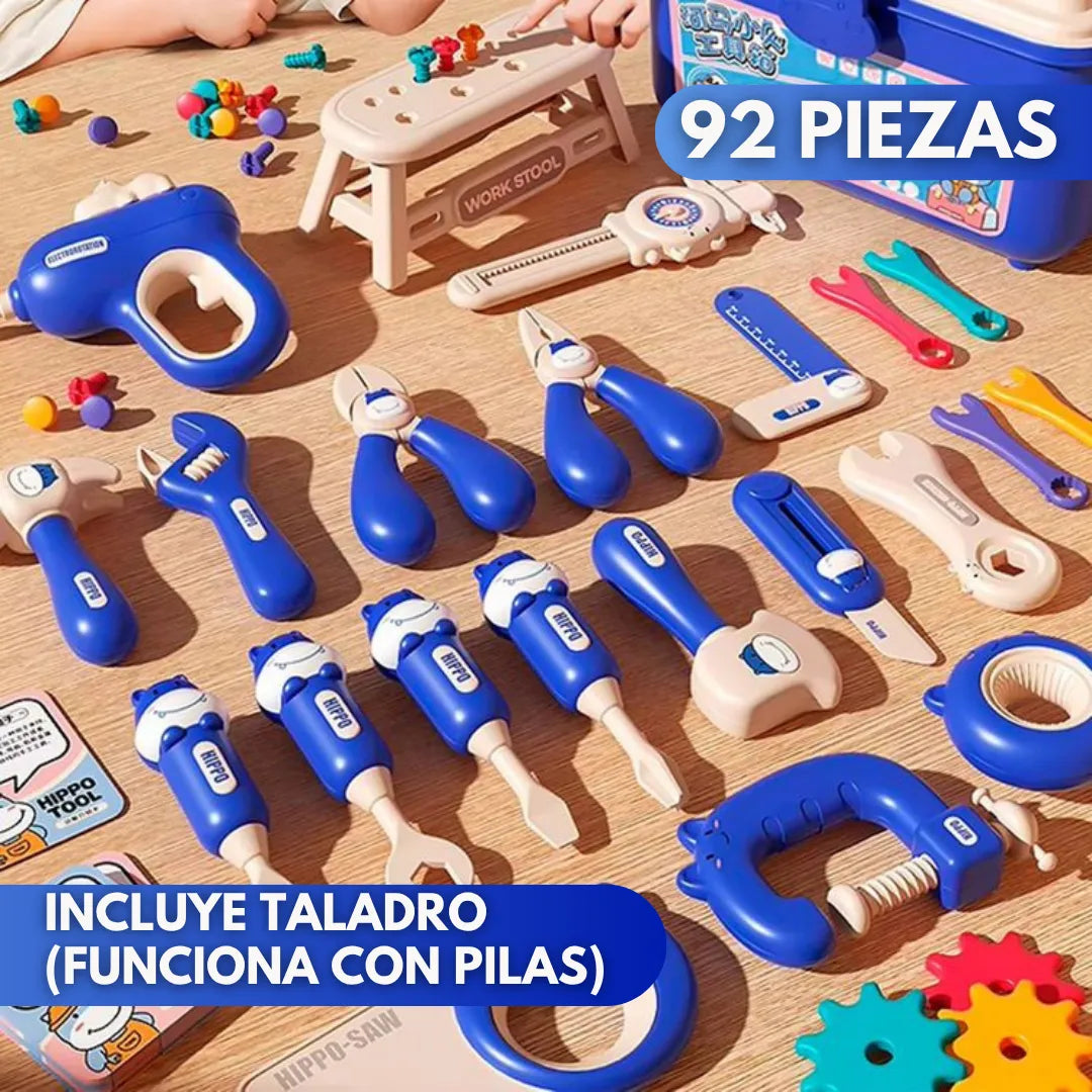 KidBuilder™ Set de Herramientas Montessori (92 Piezas) Viral Tiktok