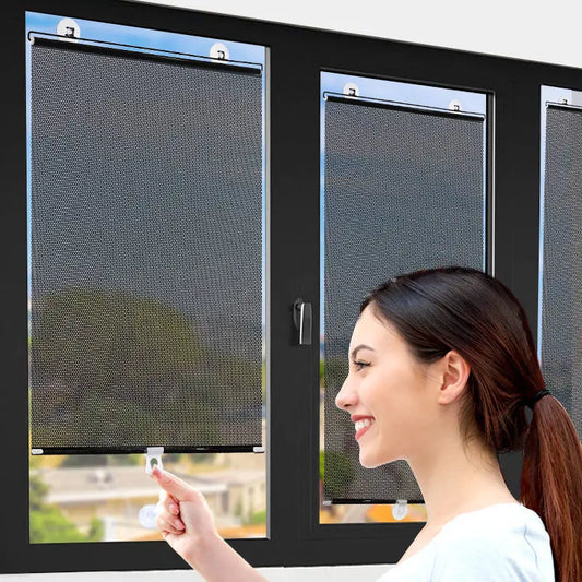 Persianas de ventosa resistentes para ventanas (45 x 125 cm)