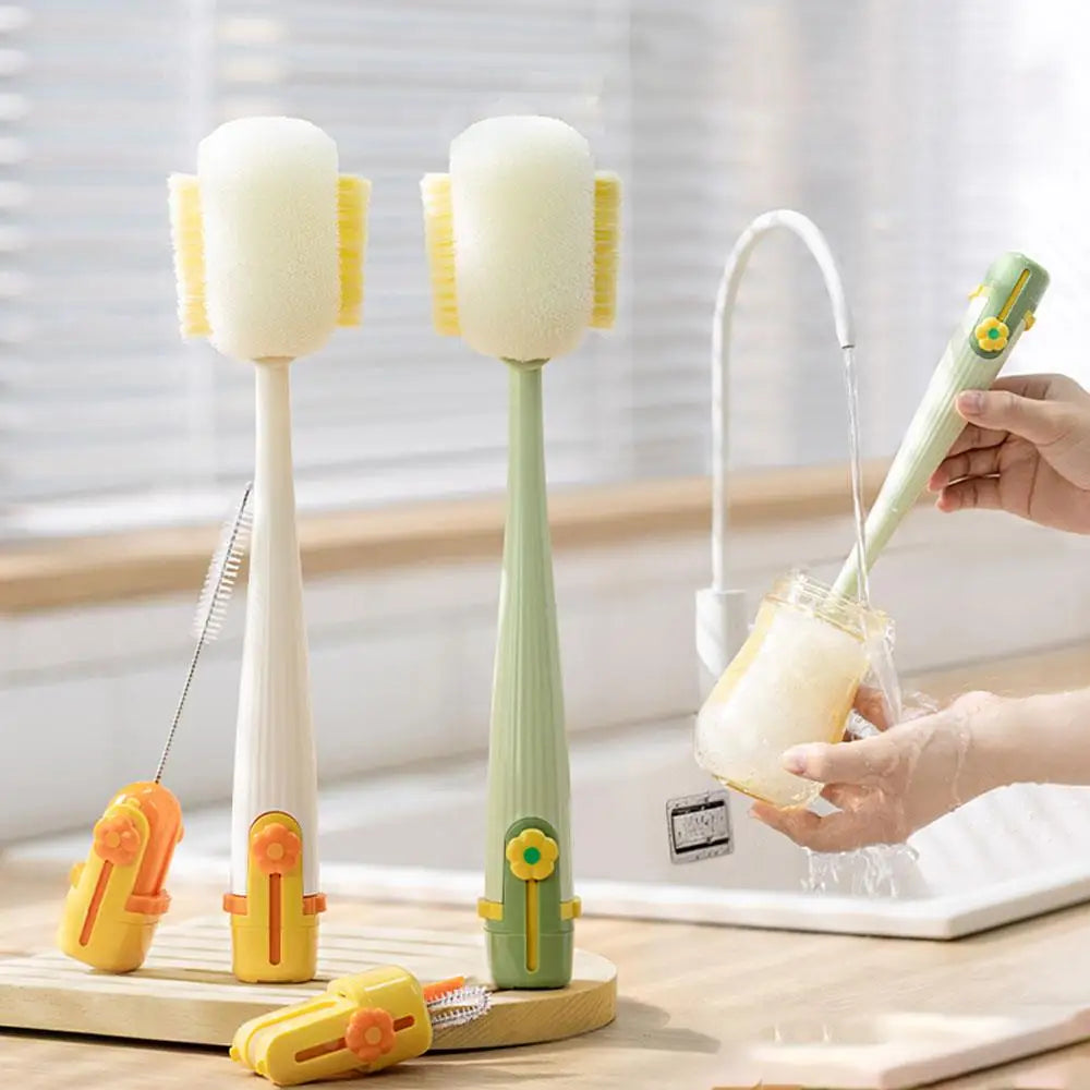 Cepillo para botellas multifuncional 5 en 1