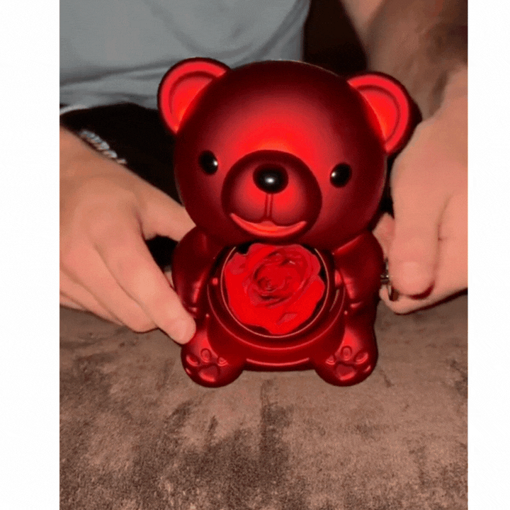 Caja de Regalo Oso Giratorio