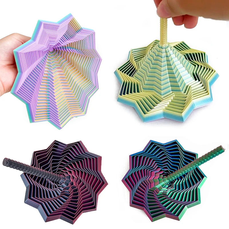 Estrella sensorial expandida impresa en 3D