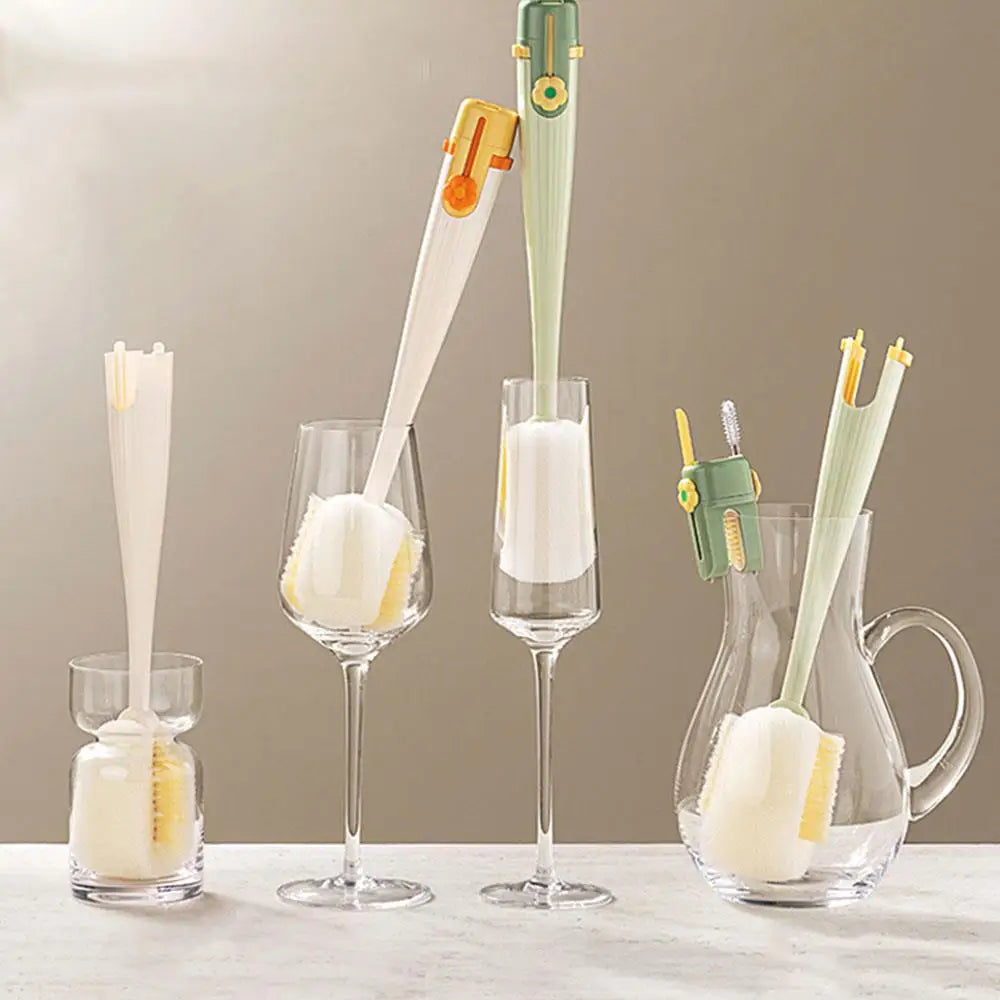 Cepillo para botellas multifuncional 5 en 1