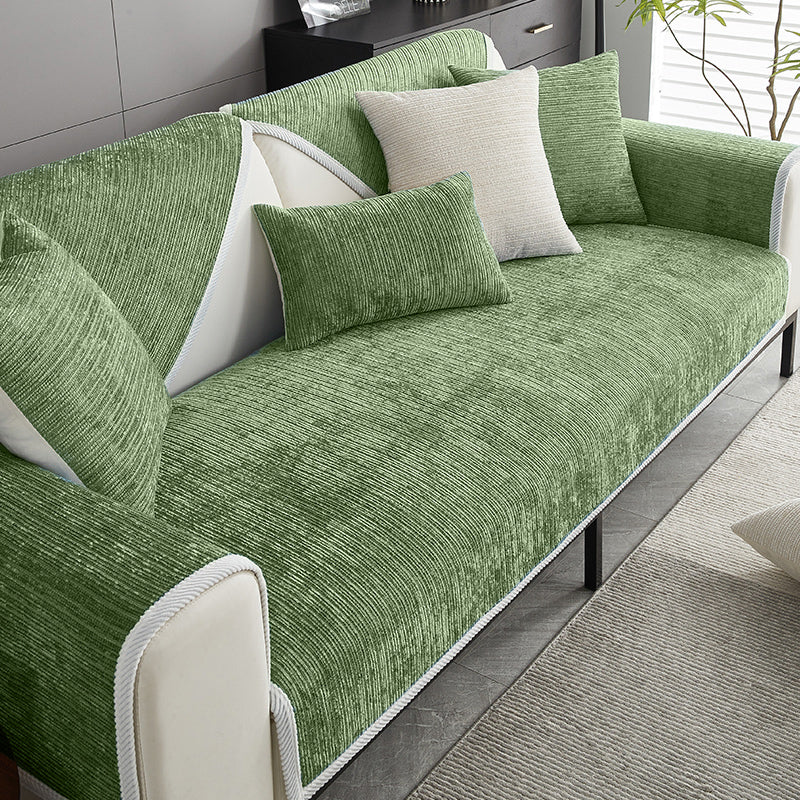 Cubierta de sofá de chenille de rayas simple 70*70 en (1 PC) Viral Tiktok