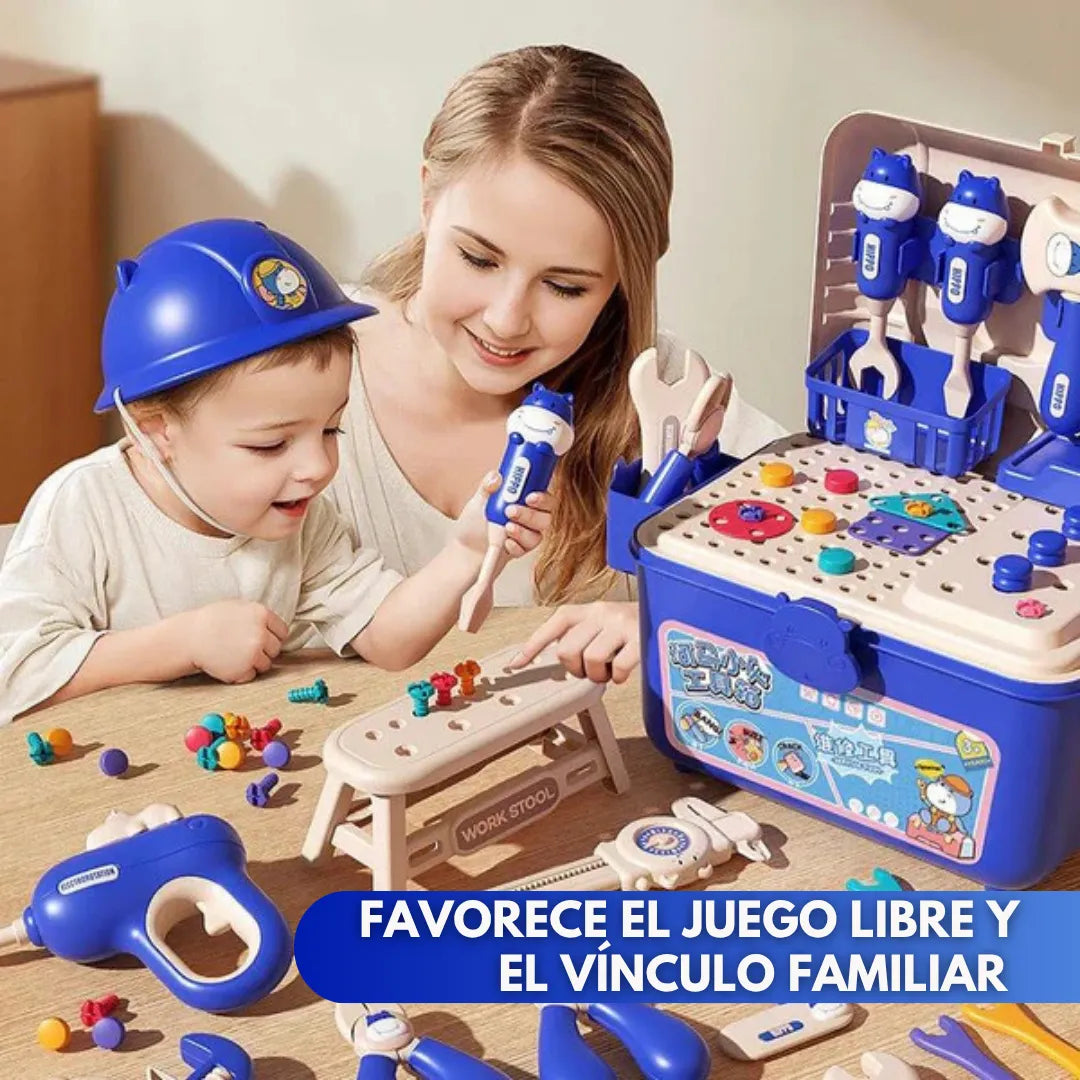 KidBuilder™ Set de Herramientas Montessori (92 Piezas) Viral Tiktok