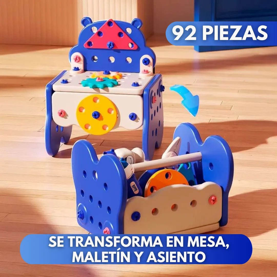 KidBuilder™ Set de Herramientas Montessori (92 Piezas) Viral Tiktok