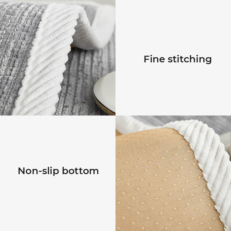 Cubierta de sofá de chenille de rayas simple 70*70 en (1 PC) Viral Tiktok