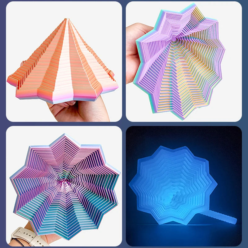 Estrella sensorial expandida impresa en 3D