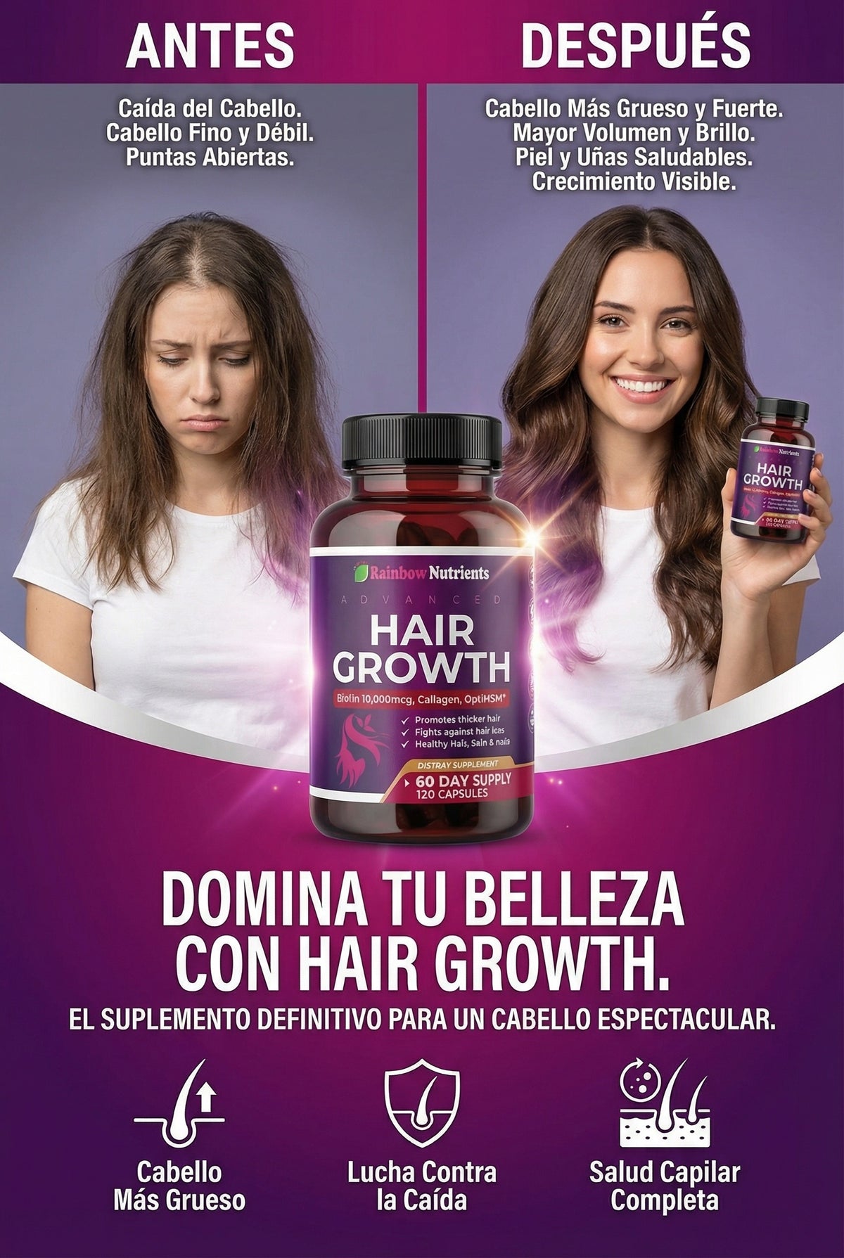 Hair Growth - Renueva y Fortalece Tu Cabello